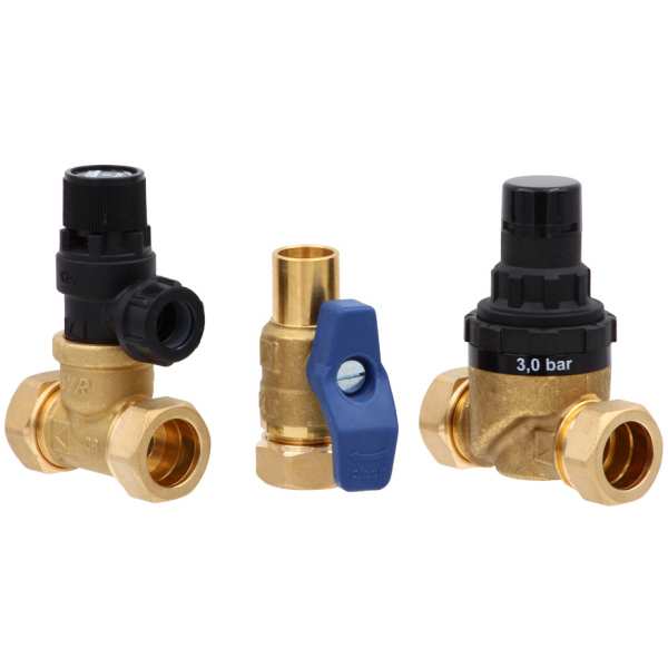 Advanced Water Heatrae Sadia Multibloc Control Valve With Pressure Relief Valve For Megaflo He Mk3 95605894 218-388-0015