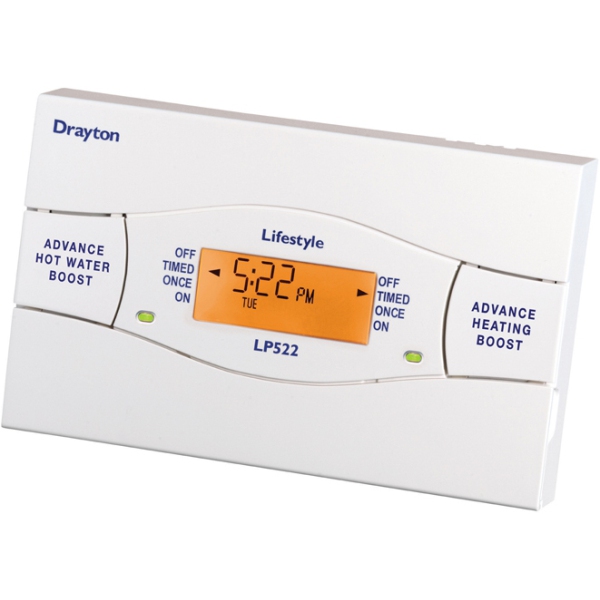 Drayton Lp522 Programmer (5/2 Day Separate Timings For Central Heating And Hot Water) 25475