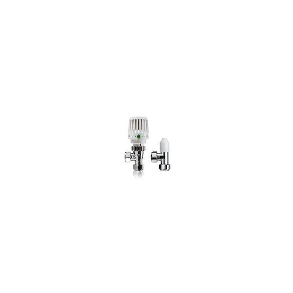 Honeywell Valencia Traditional 10Mm Angled Cp Trv Pack Incl Lockshield White Head Vtl120-10A