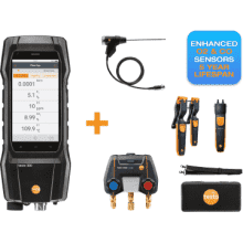 Testo 300 Flue Gas Analyser Smart Heat Pump Kit