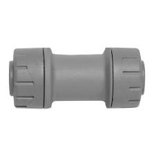 PolyPlumb 15mm Straight Coupler - Grey