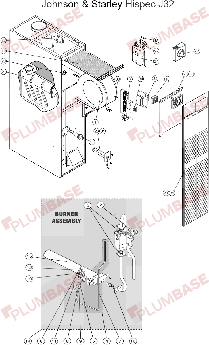 Johnsonu0026Starley Hispec J32 exploded views and parts list