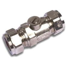 15mm Chrome ISO Valve
