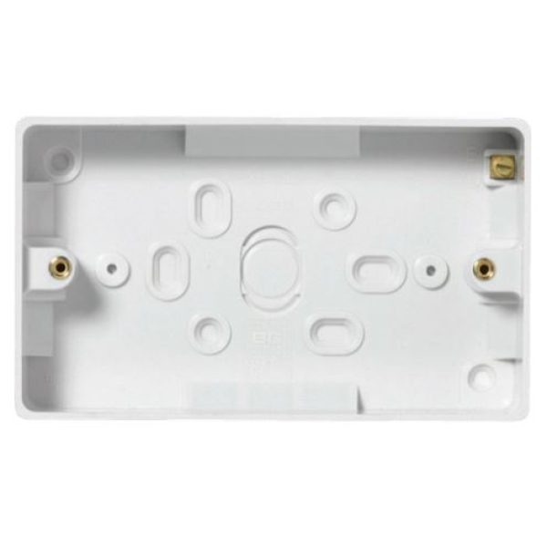Nexus White Surface Box 2G Surface Box 32mm