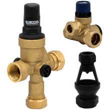 Advanced Water Reliance Water Controls 3 Bar Pressure Reducing/6 Bar Expansion Relief 22Mm 2 Piece Mk2 Multibloc Unvented System Control Incl Tundish Colk350250 520-388-0814