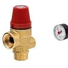 Altecnic 3141 1/2 3 Bar Safety Relief Valve With Gauge Port A314437Cst