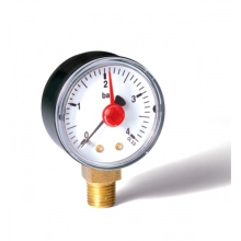 Altecnic Pressure Gauge 0/4 Bar 500Mm Pvc Capillary White Face Ic-962/35270