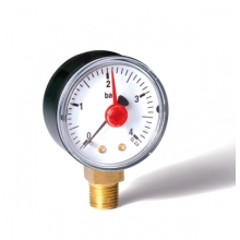 Altecnic Pressure Gauge 0/4 Bar White Body 1M Pvc Capillary Ic-964/66207