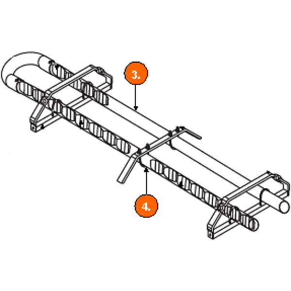 AMB1120 Calcoat Steel Tube 4630mm