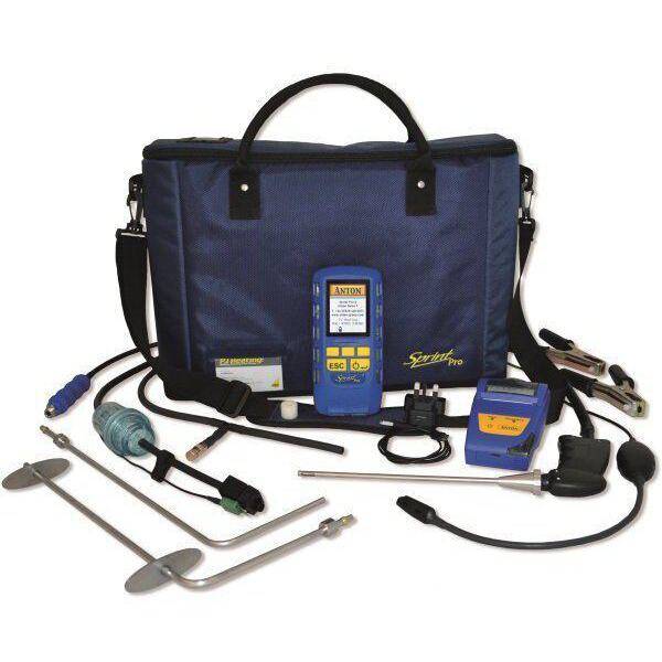 Anton Sprint Pro6 Bluetooth Multifunction Flue Gas Analyser (CO2 & NO) Kit B with FREE Anton Embroidered Fleece