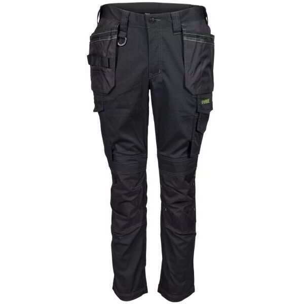 Apache Sudbury Black Stretch Slim Fit Trouser Black 36R