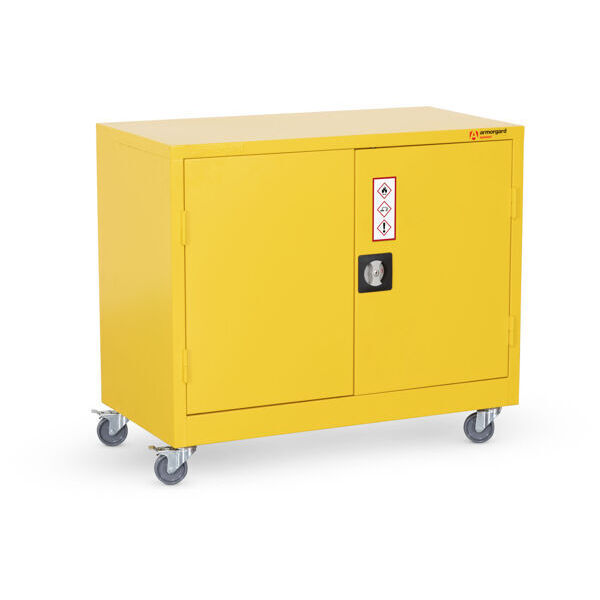 ARMORGARD SAFESTOR HAZARDOUS MOBILE CUPBOARD 900 X 465 X 810