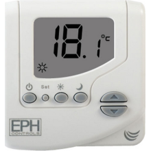 Battery Powered Digital Room Thermostat CRT