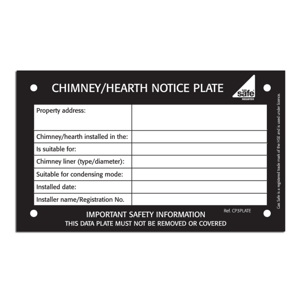 CORGI Direct Cp3Plate Chim/Hearth Notice