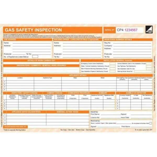 CORGI Direct Cp4 Gas Safety Inspection