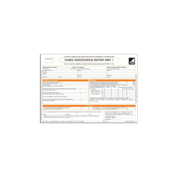 CORGI direct Fumes Investigation Report 2016 - CP26