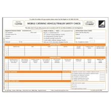 CORGI direct Mobile Catering Vehicle/Trailer Safety Check Forms - CP44
