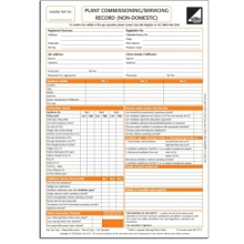 CORGI Direct Plant Commissioning/Servicing Record (Non Domestic) - CP15