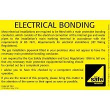 CORGI Direct Wl9 Electrical Bonding Labels