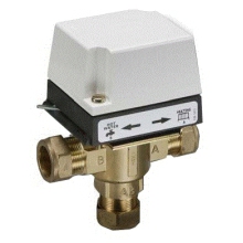 Danf 3Port Valve C/W Act 22mm HS3