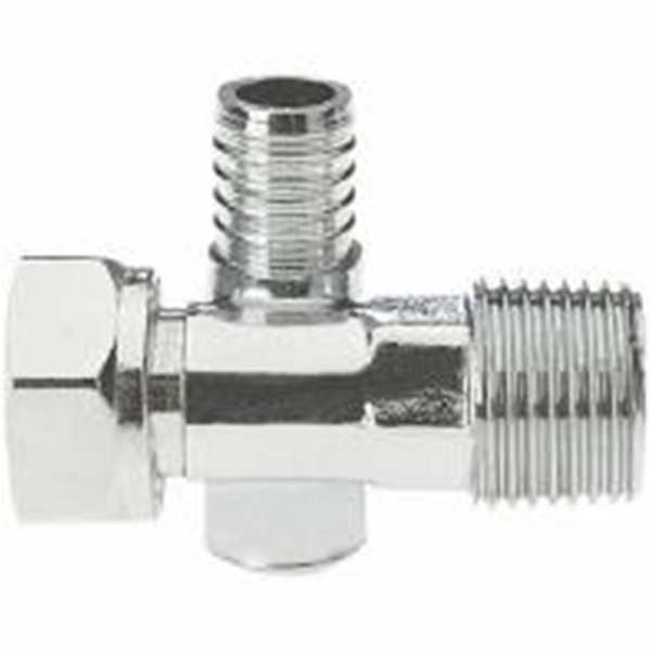 Drayton 15Mm Lockshield Angled Chrome Incl Drain Off Tail Piece 0705901