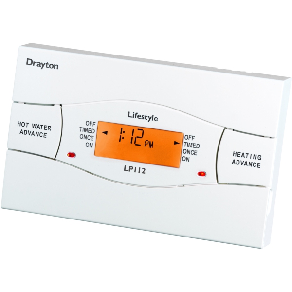 Drayton Lp112 Programmer (24 Hour Common Timings For Central Heating And Hot Water) 25473