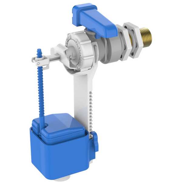 Dudley Hydroflo Compact Water Saving Telescopic Inlet Valve (8Inch-11 1/2Inch ) 1/2Inch Brass Tail 324301