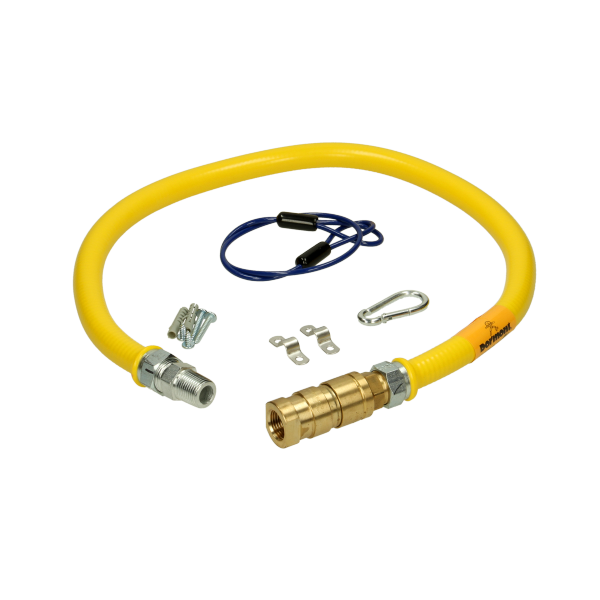 Flexi Gas Hose 1/2In X 1000mm Bs660 Pt2