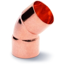 Flowflex Copper Endfeed Obtuse 45° Elbow 22mm