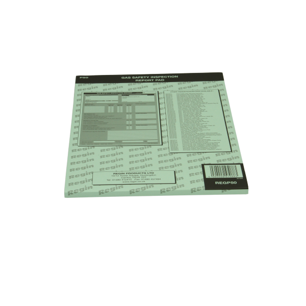 Gas Safety Inspection Report Pad REGP50