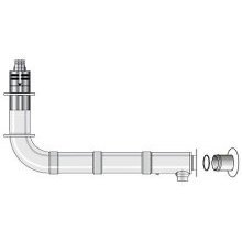 Grant White System 3M Vertical Adjustable Flue Kit Incl Terminal And Storm Collar 50-90 Vtk055090