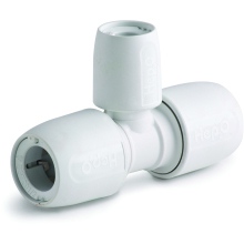 Hep2O Branch Reduced Tee 22x22x10mm White