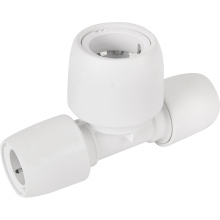 Hep2O Double End Reduced Tee 15x15x22mm White