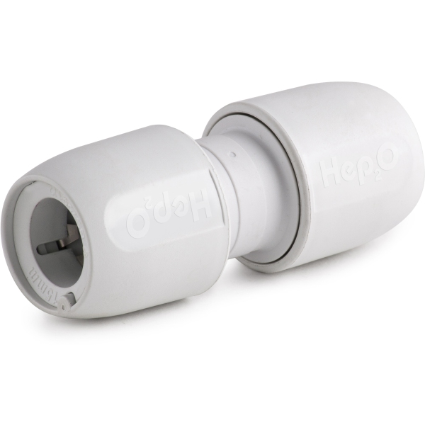 Hep2O In4Sure 15Mm Straight Connector White Hd1/15W