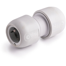 Hep2O In4Sure 22Mm Straight Connector White Hd1/22W