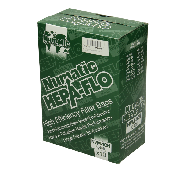 Hepa-Flo Filter Bags (10) 200/250 NM-033