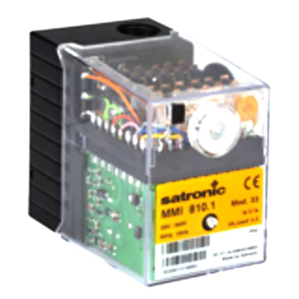 Honeywell Satronic Control Box Mmi810 Mod 40/34 0620820U C21233U