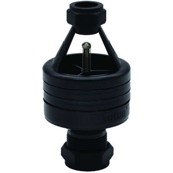 Hotun 15mm x 22mm Hotun Black Dry Trap Tundish