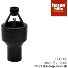 Hotun 15mm x 32mm Hotun HiFlo Black Dry Trap Tundish