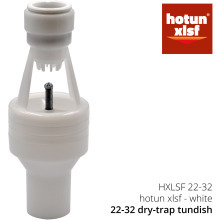 Hotun Dry Trap Tundish SF XL 22x32mm White