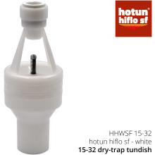 Hotun SF Hiflo Tundish 15x32mm White