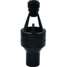 Hotun SF Hiflo Tundish 15x32mm Black