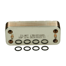 Ideal Domestic Hot Water Heat Exchanger And 4 O Rings C95Ff 173785