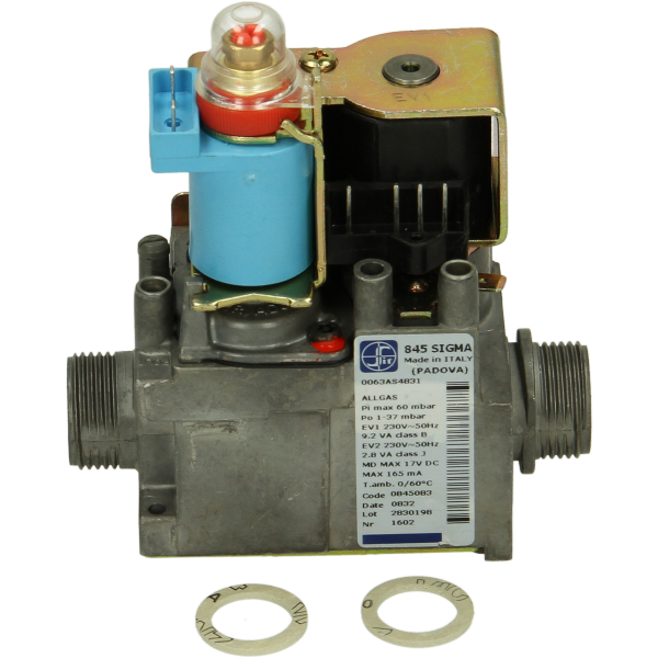 Ideal Gas Valve And 2 Gaskets 172611