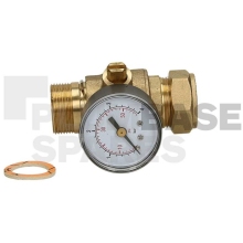 Ideal Gauge Pack With 22Mm Valve 174559