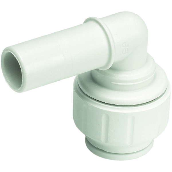 John Guest Speedfit 15mm Stem Elbow - White