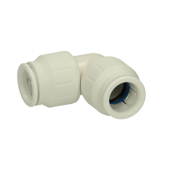 John Guest Speedfit 22mm Equal Elbow Connector - White