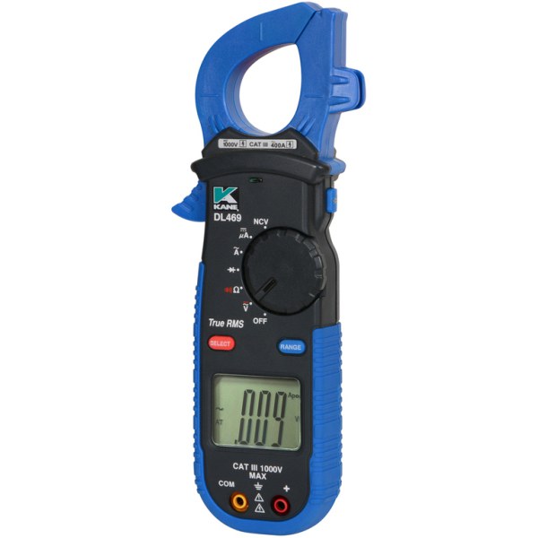 Kane Ac400A True Rms Clamp Meter - Incl Soft Pouch And Test Leads Kane-Dl469