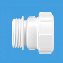 McAlpine 1 1/2" Straight Connector - BSP Male x Universal
