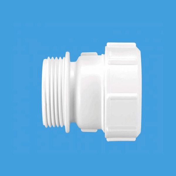 McAlpine 1 1/2" Straight Connector - BSP Male x Universal